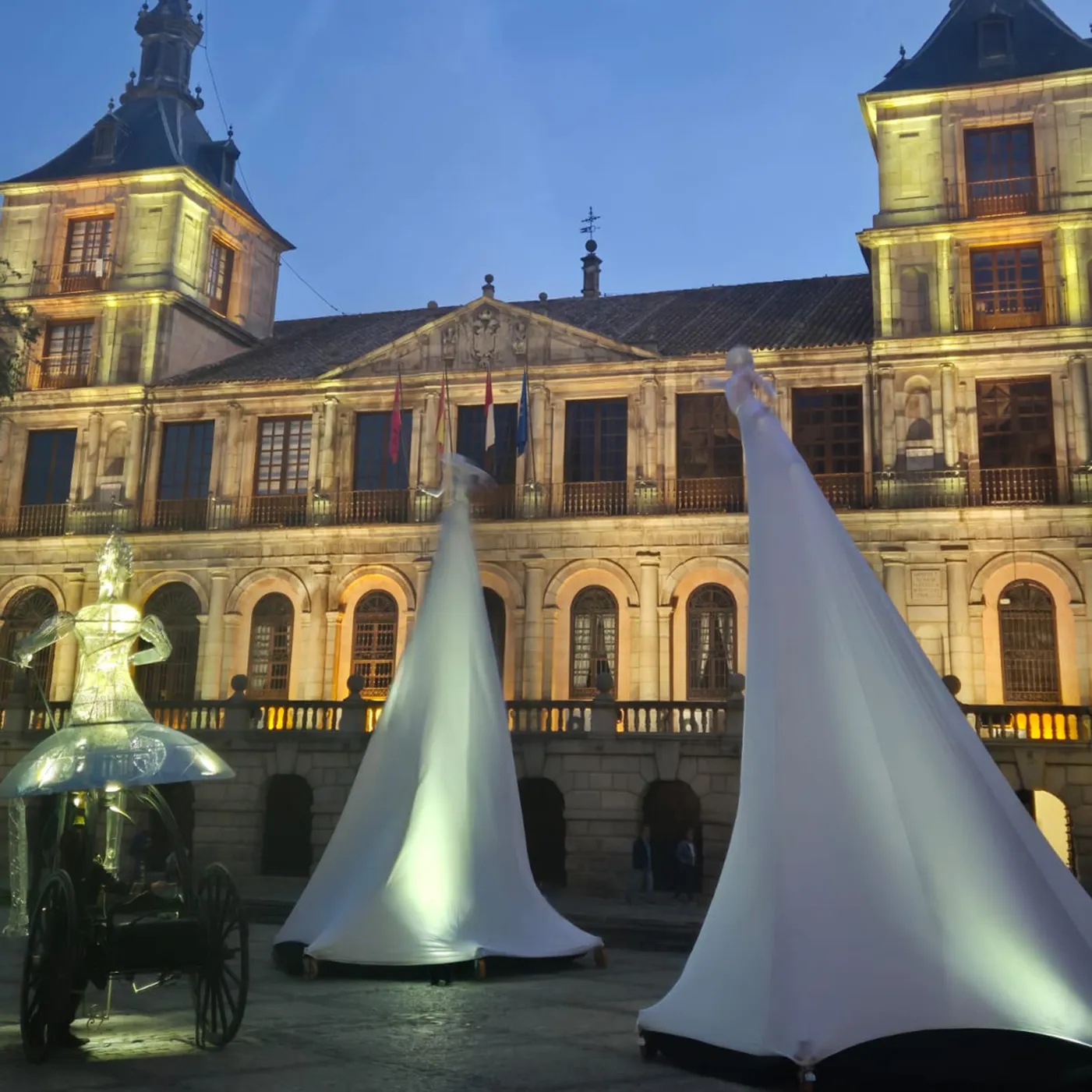 Espectáculo de danza en altura Noche del Patrimonio