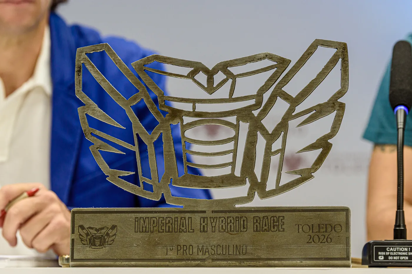 Uno de los trofeos de la Imperial Hybrid Race Toledo