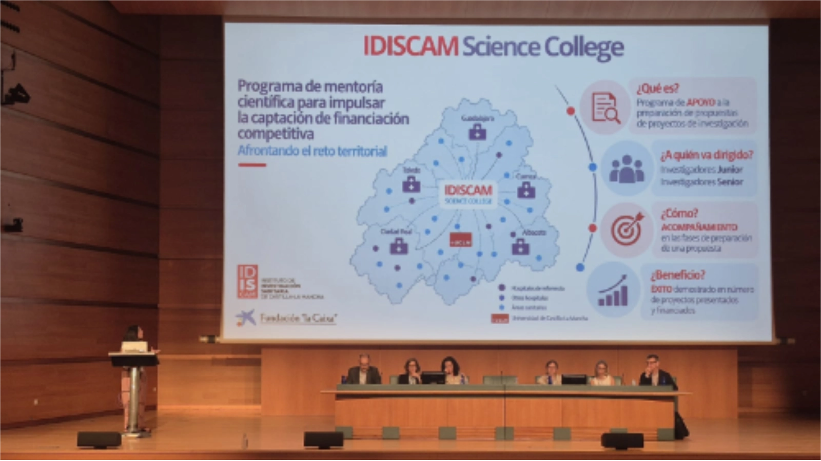 El IDISCAM Science College, entre los seis finalistas nacionales en gestión de la investigación sanitaria